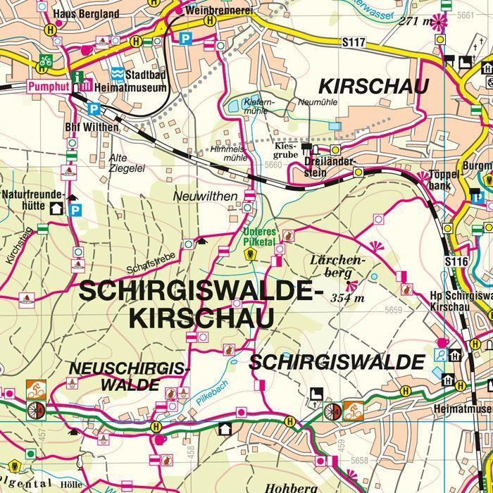 Beispielinhalt (Bild) Schirgiswalde-Kirschau und Umgebung - Vatlenberg, Czorneboh, Bieleboh