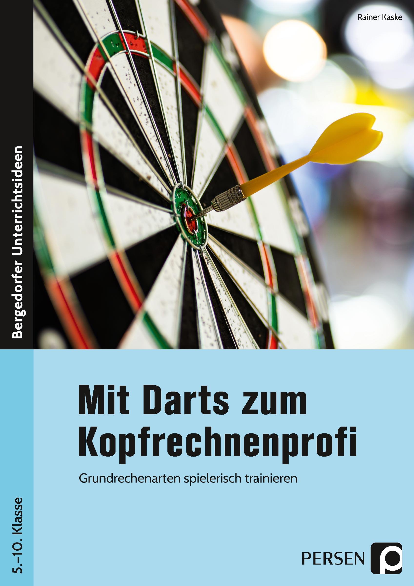 Vorderes Coverbild Mit Darts zum Kopfrechnenprofi