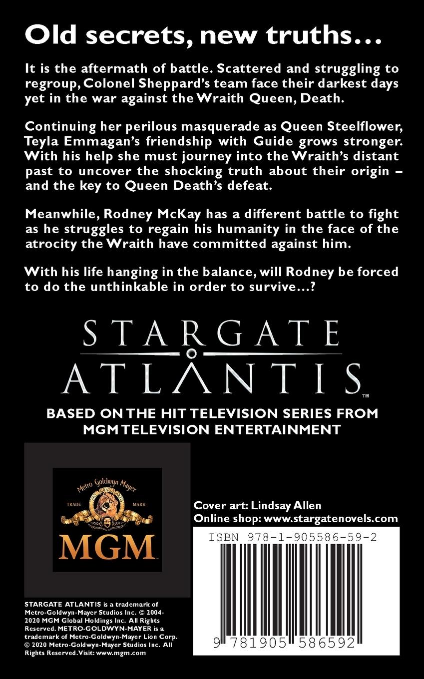 Rückseitencover STARGATE ATLANTIS Secrets (Legacy book 5)