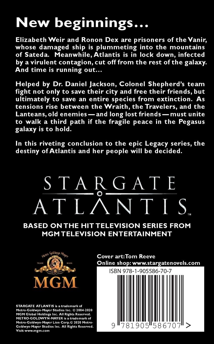 Rückseitencover STARGATE ATLANTIS Third Path (Legacy book 8)