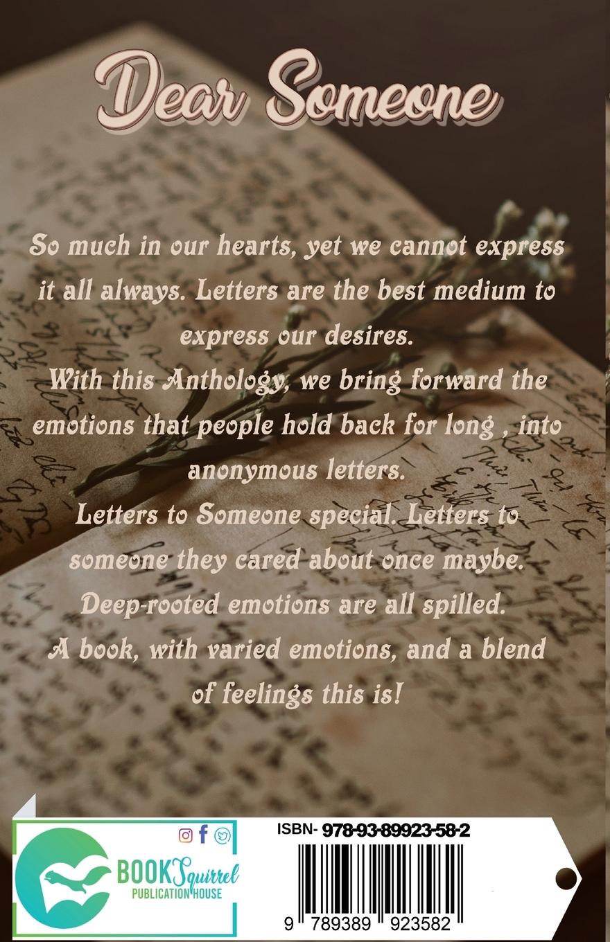 Rückseitencover Dear Someone