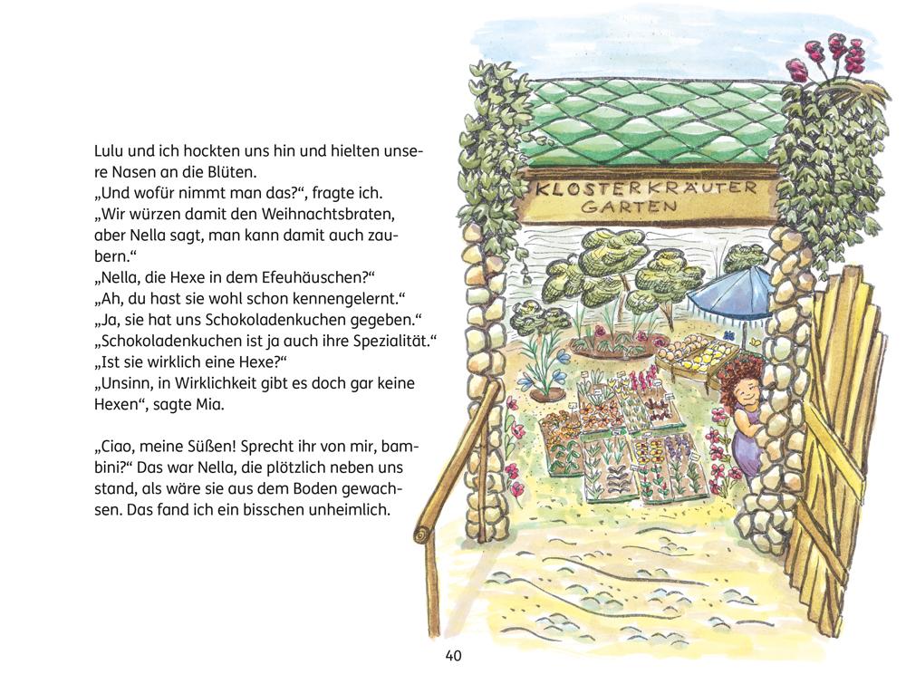 Beispielinhalt (Bild) Was macht der Weihnachtsmann im Sommer?