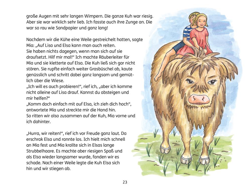 Beispielinhalt (Bild) Was macht der Weihnachtsmann im Sommer?