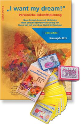 Vorderes Coverbild Paket "Persönliche Zukunftsplanung Kartenset" plus "I want my dream Ringbuch" Neuausgabe 2020