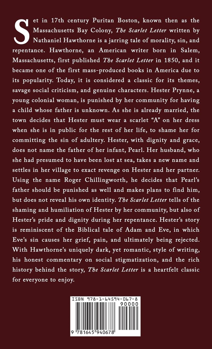 Rückseitencover The Scarlet Letter