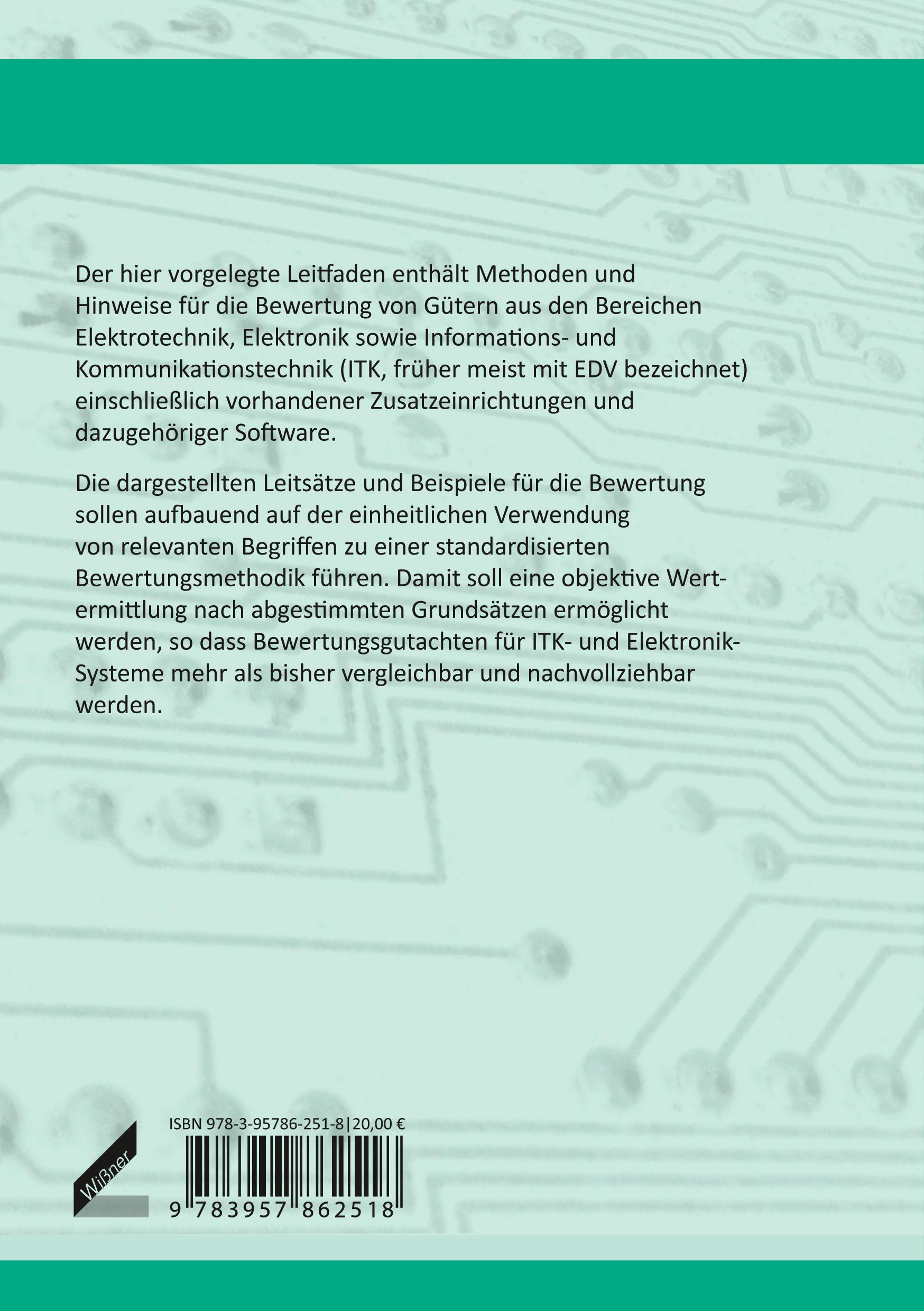 Rückseitencover Bewertungsleitfaden für ITK-Systeme, Elektronik und elektrotechnische Geräteeinheiten