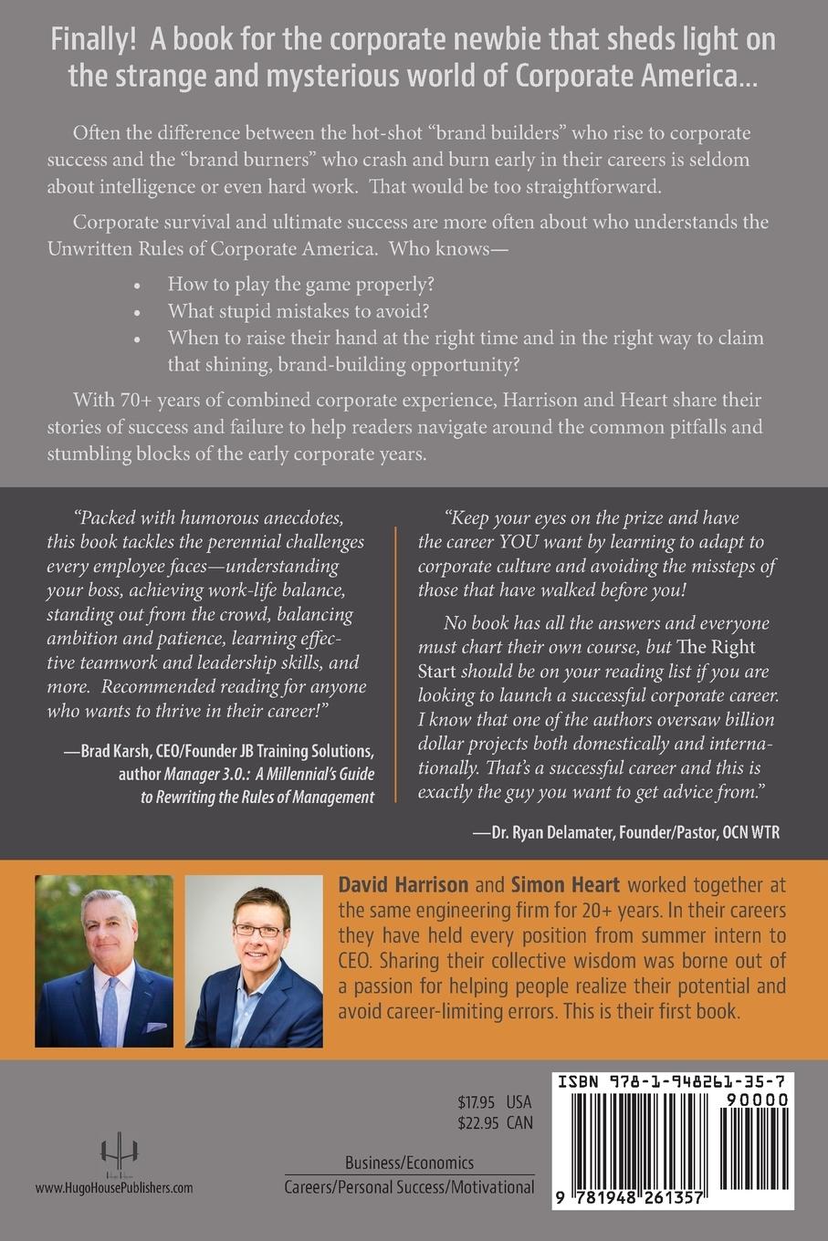 Rückseitencover The Right Start