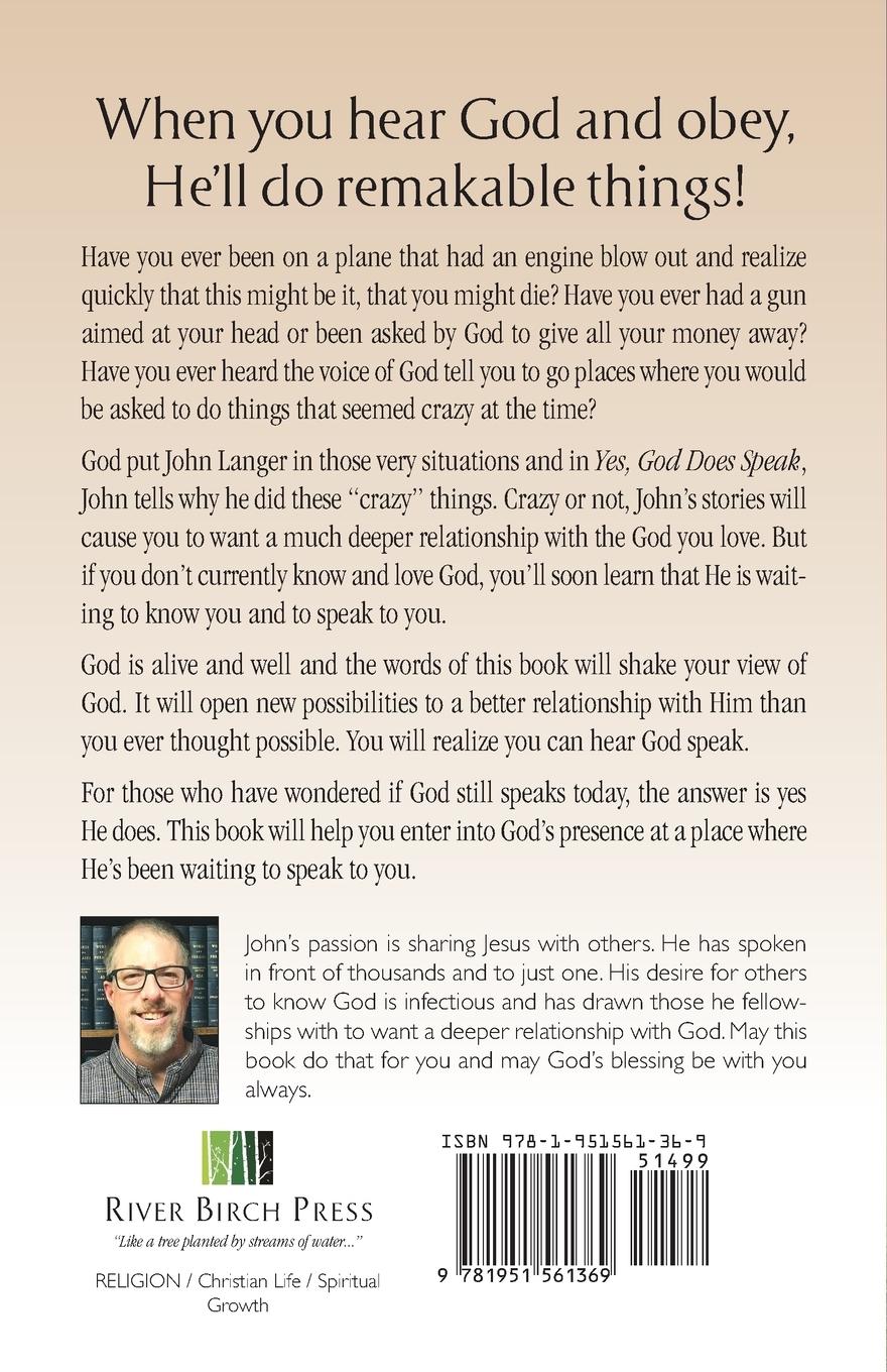 Rückseitencover Yes, God Does Speak