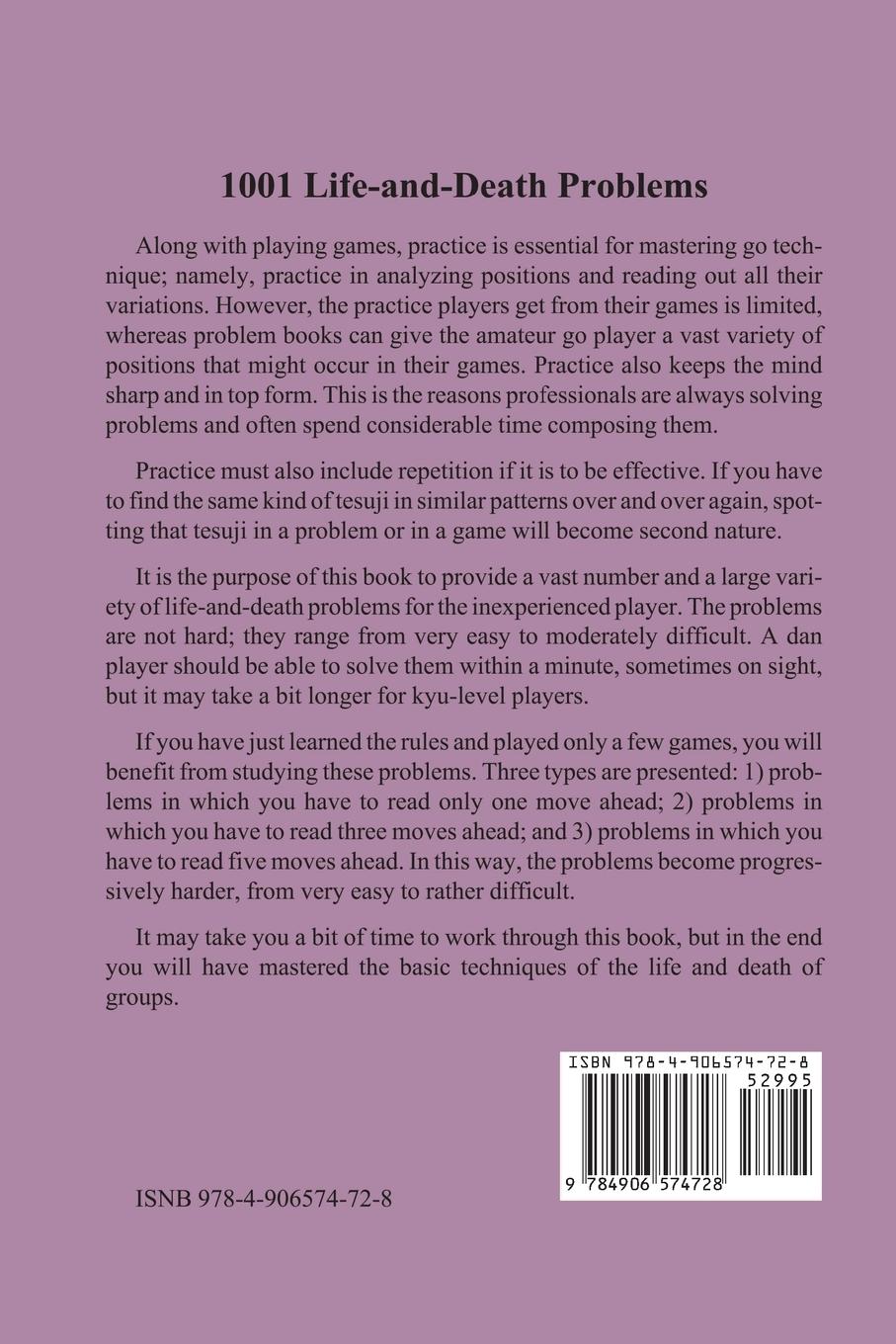 Rückseitencover One Thousand and One Life-and-Death Problems