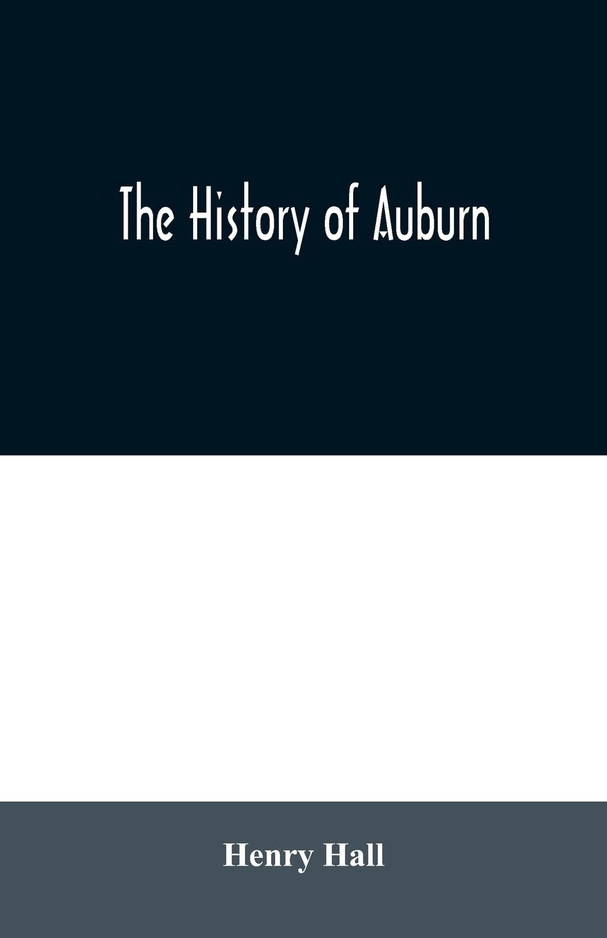 Vorderes Coverbild The history of Auburn