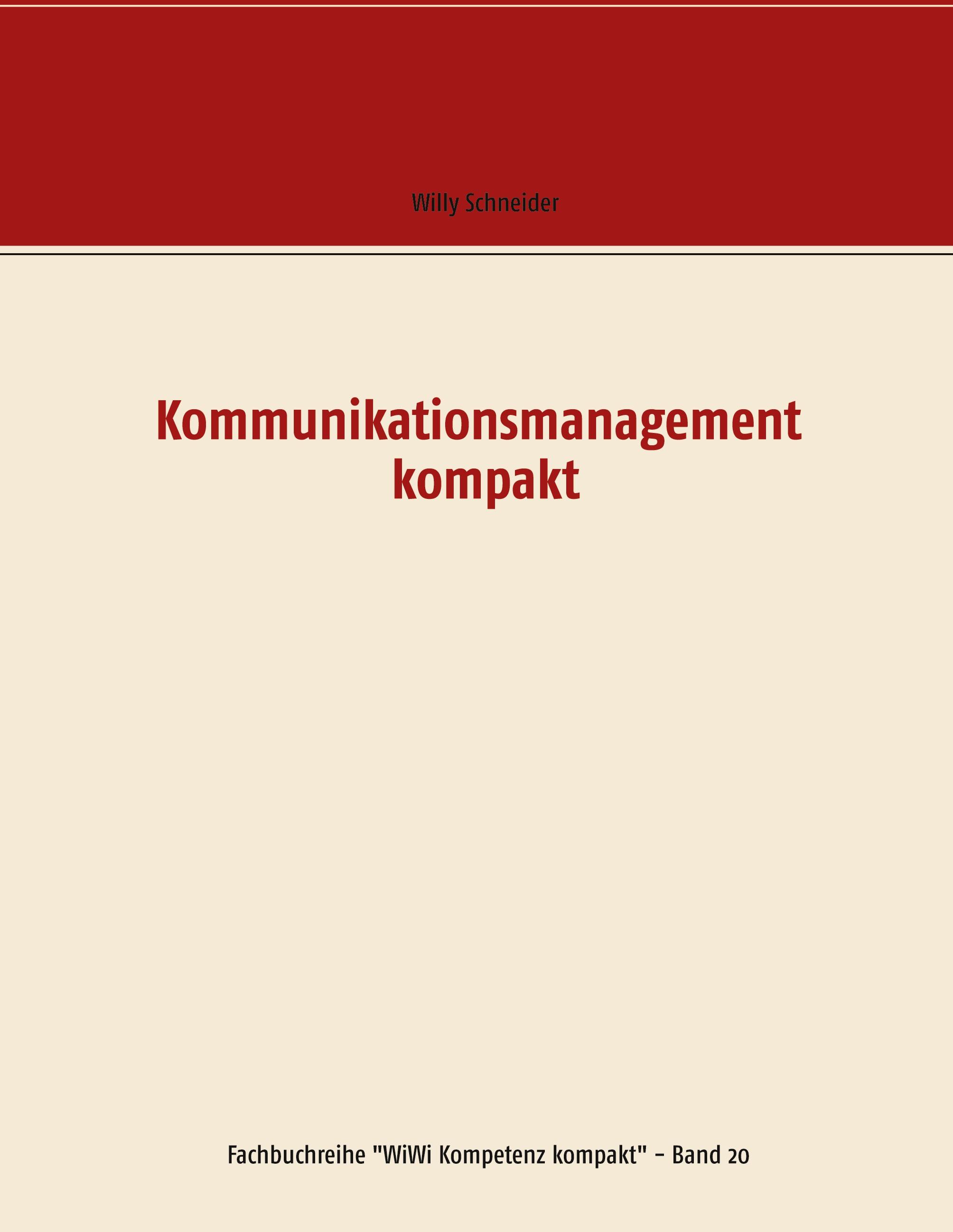 Vorderes Coverbild Kommunikationsmanagement kompakt
