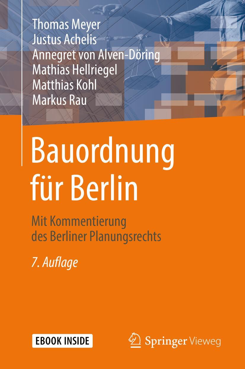 Vorderes Coverbild Bauordnung für Berlin