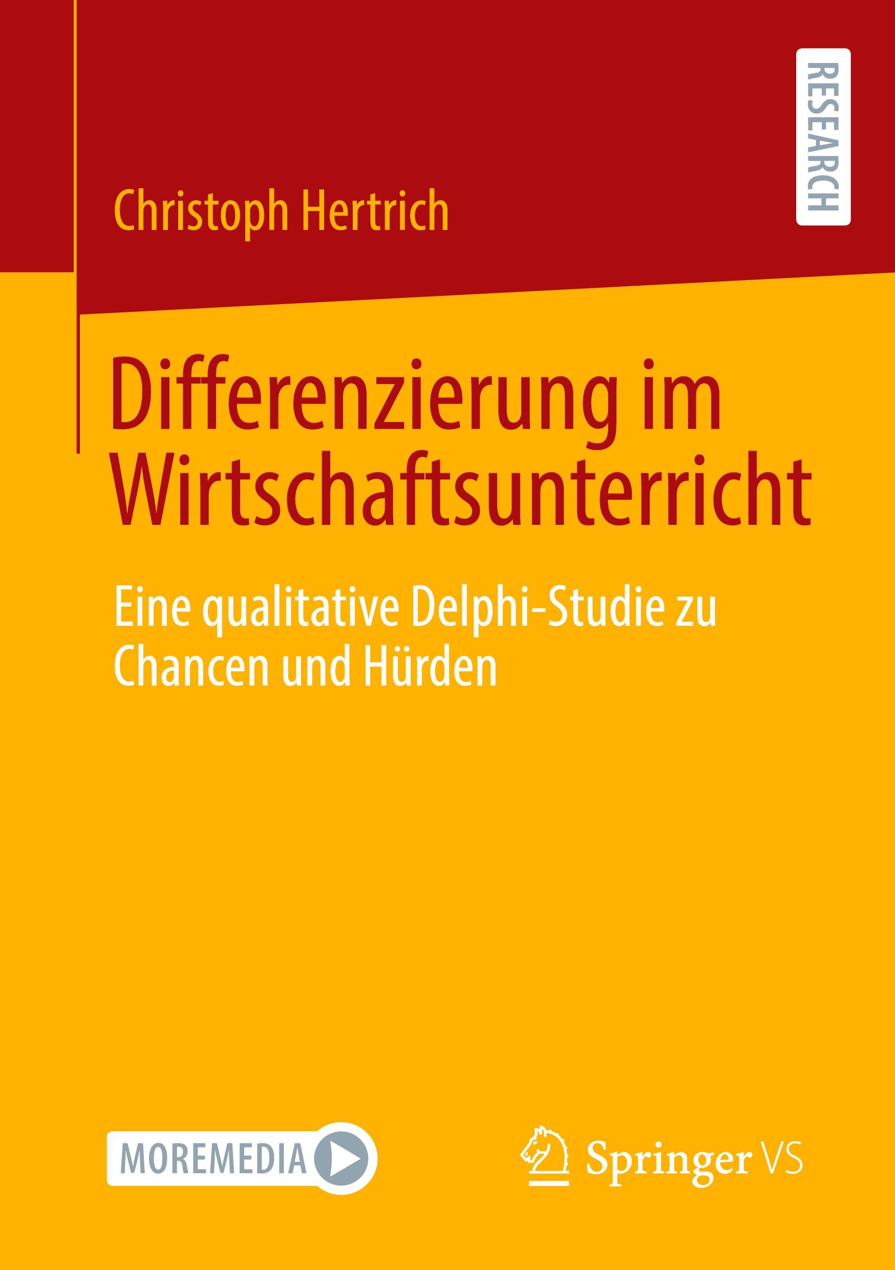 Vorderes Coverbild Differenzierung im Wirtschaftsunterricht