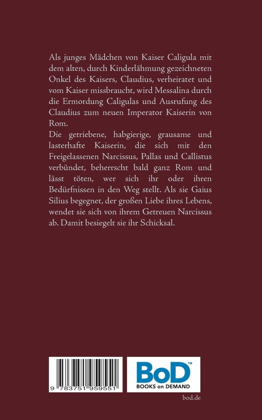 Rückseitencover Valeria Messalina - Kaiserin von Rom