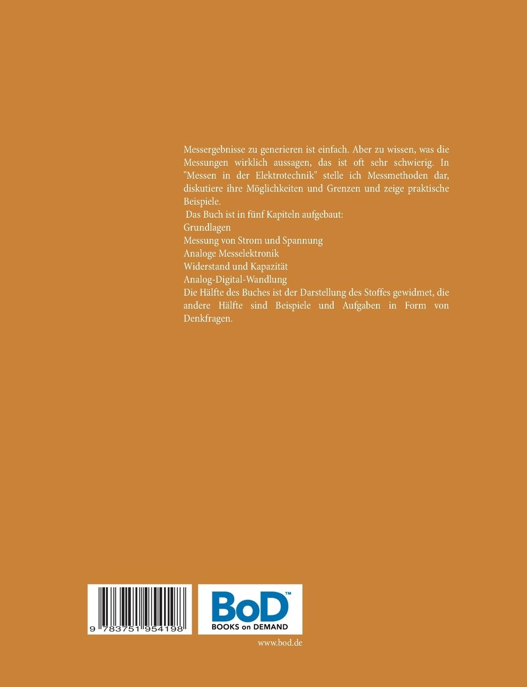 Rückseitencover Messen in der Elektrotechnik