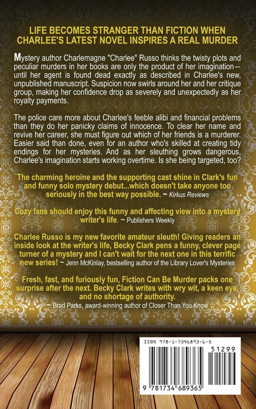 Rückseitencover Fiction Can Be Murder