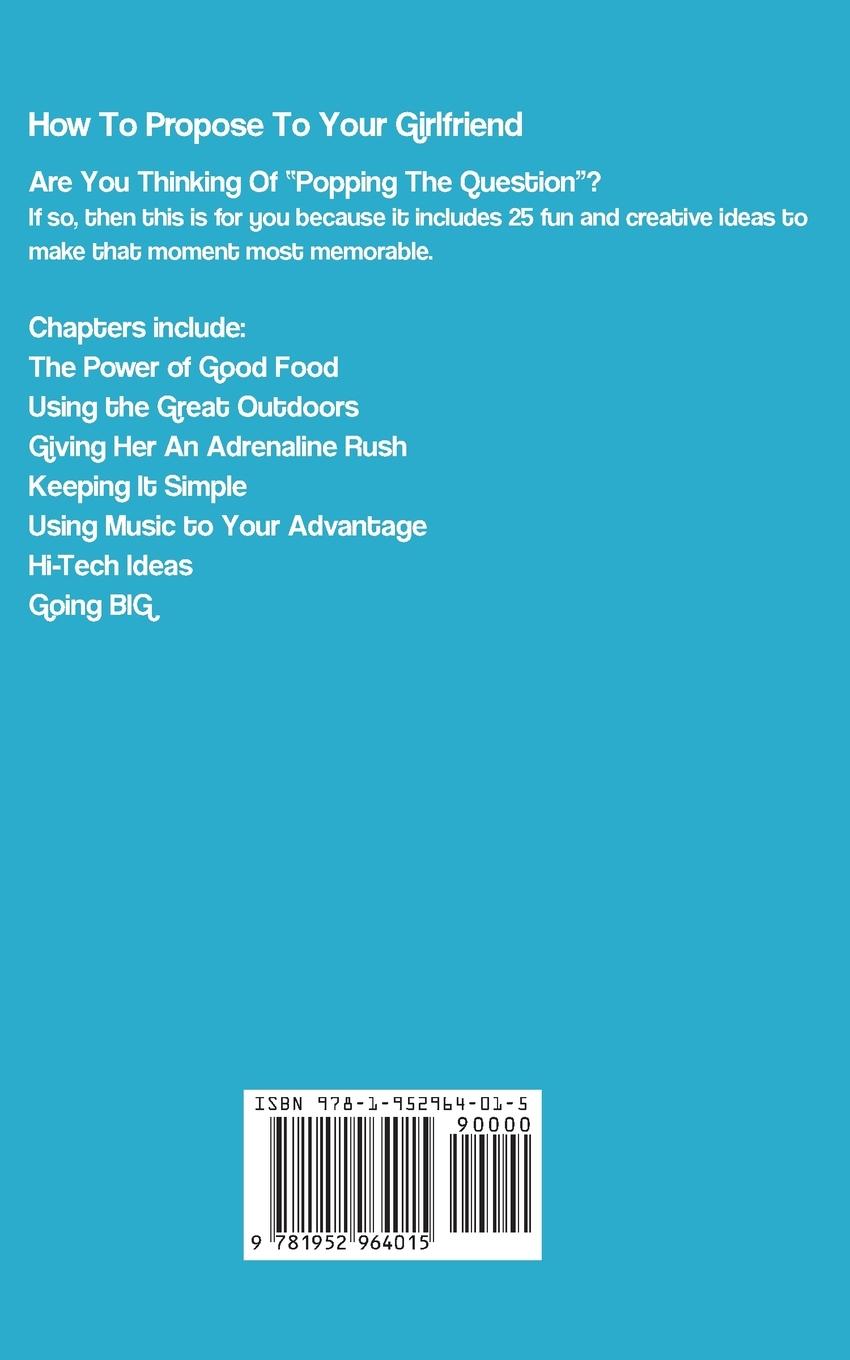 Rückseitencover How To Propose To Your Girlfriend