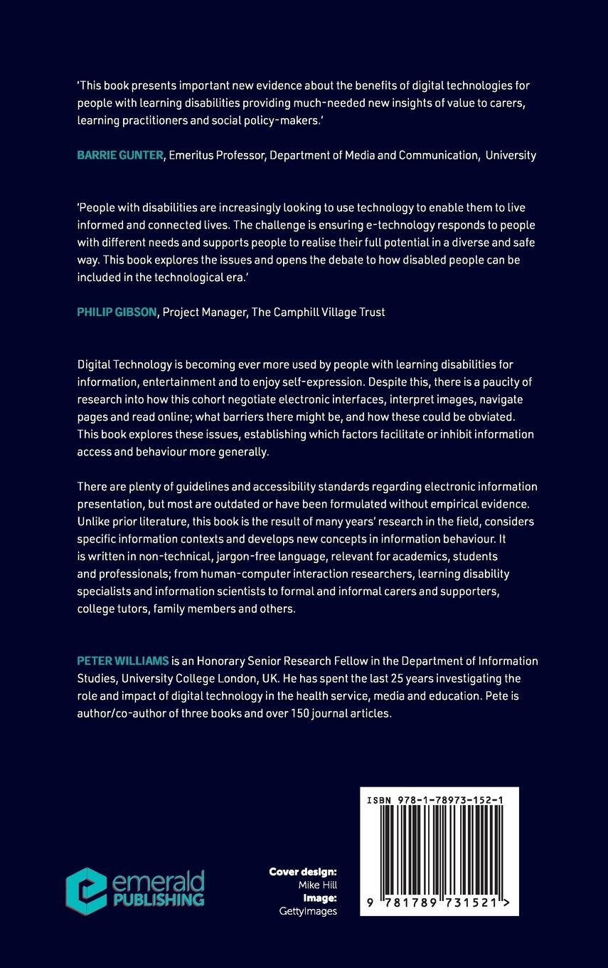 Rückseitencover Learning Disabilities and e-Information