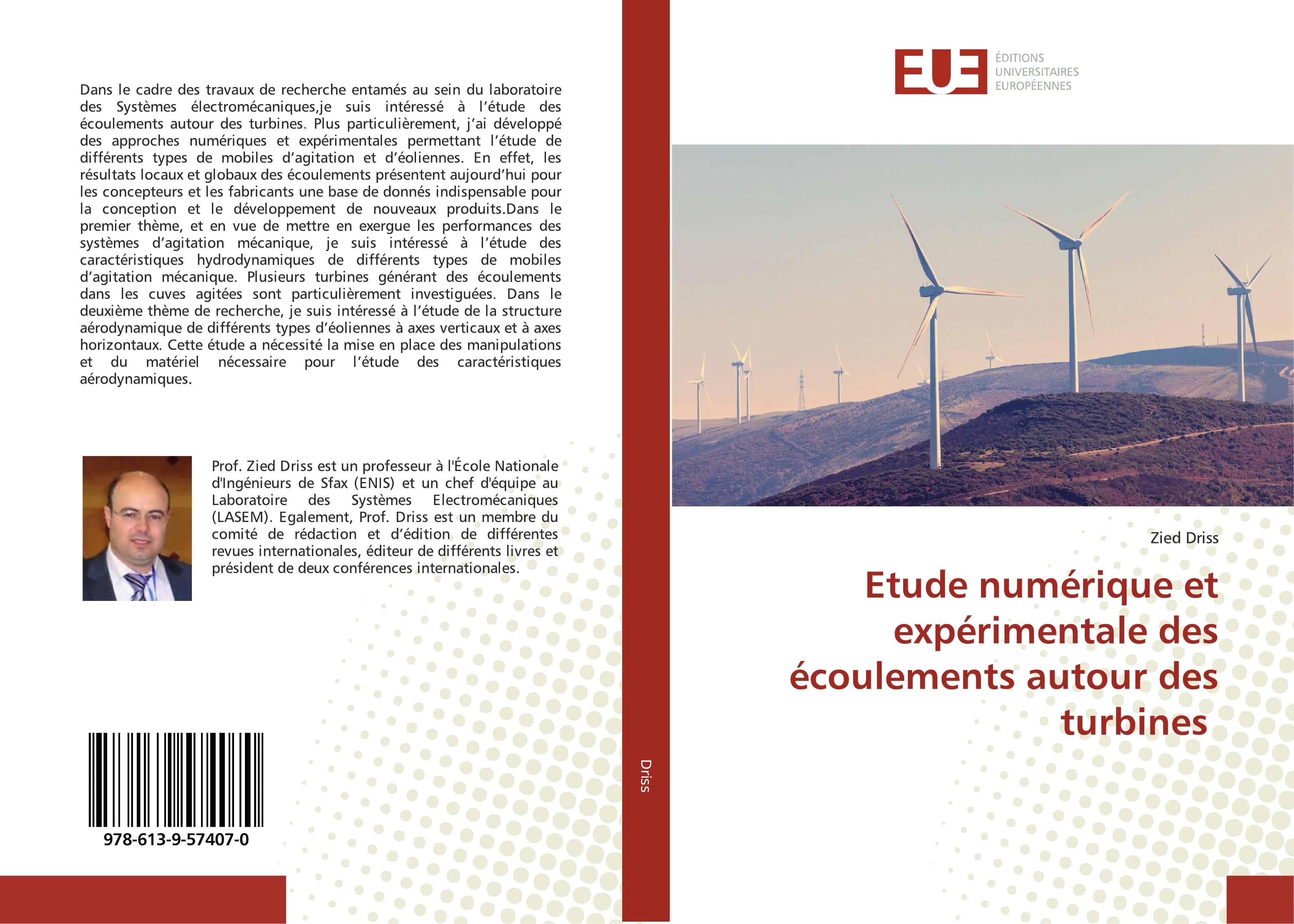 Vorderes Coverbild Etude numérique et expérimentale des écoulements autour des turbines