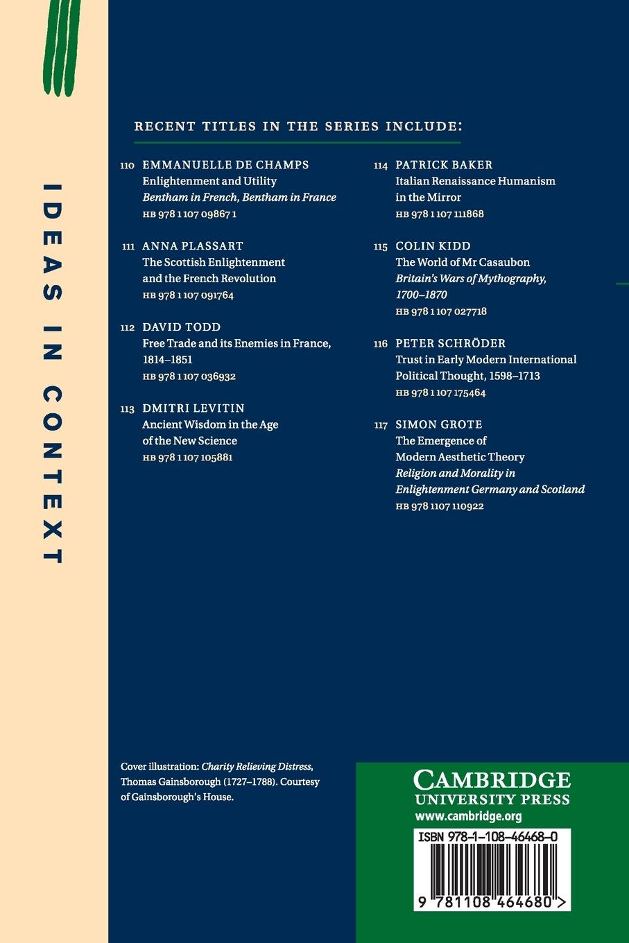 Rückseitencover Utilitarianism in the Age of Enlightenment