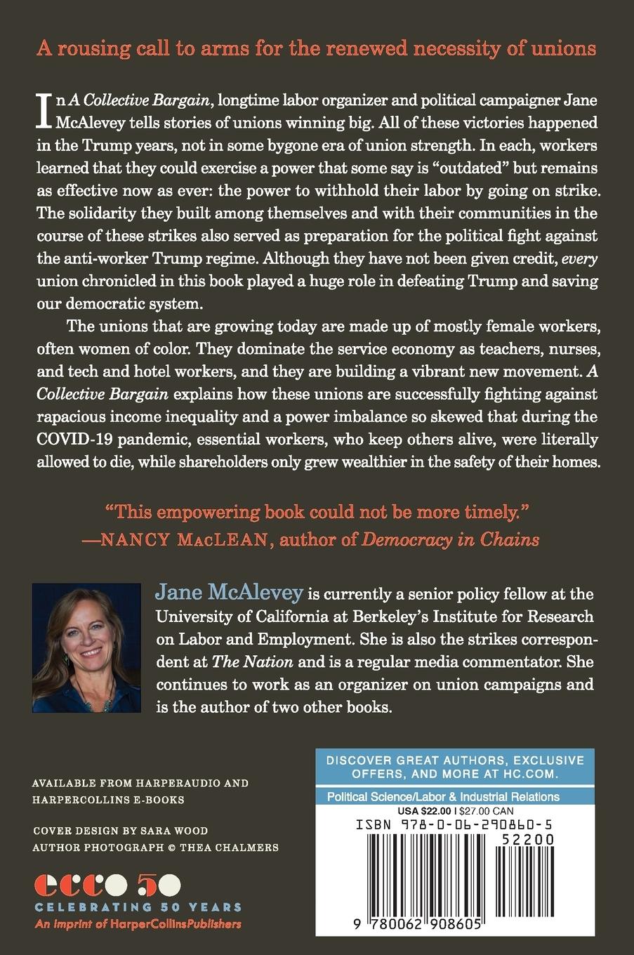 Rückseitencover A Collective Bargain