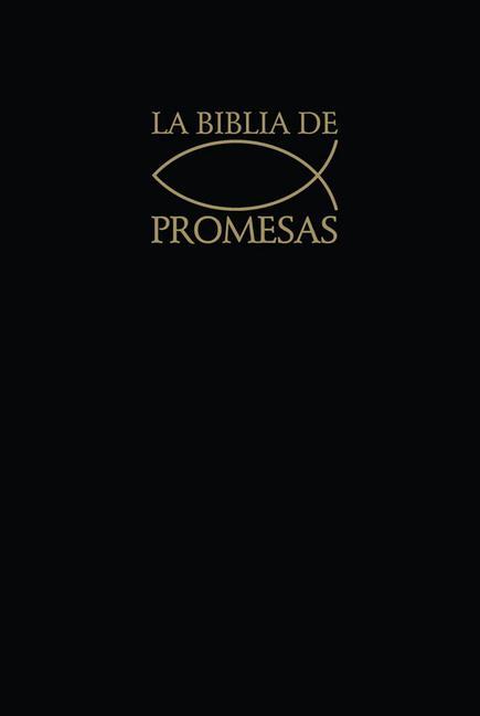 Vorderes Coverbild Biblia de Promesas Reina Valera 1960 / Económica / Rústica / Color Negro // Spanish Promise Bible Rvr 1960 / Economy / Paperback / Black