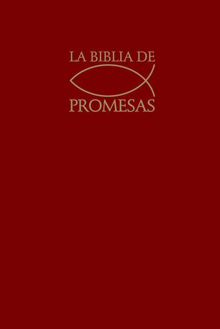 Vorderes Coverbild Biblia de Promesas Reina Valera 1960 / Económica / Rústica / Color Vino // Spanish Promise Bible Rvr 1960 / Economy / Paperback / Burgundy