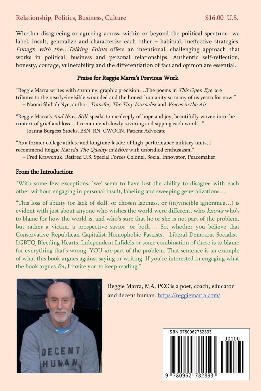 Rückseitencover Enough with the...Talking Points: Doing More Good than Harm in Conversation