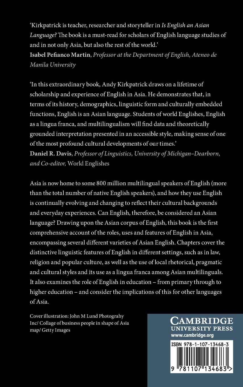 Rückseitencover Is English an Asian Language?
