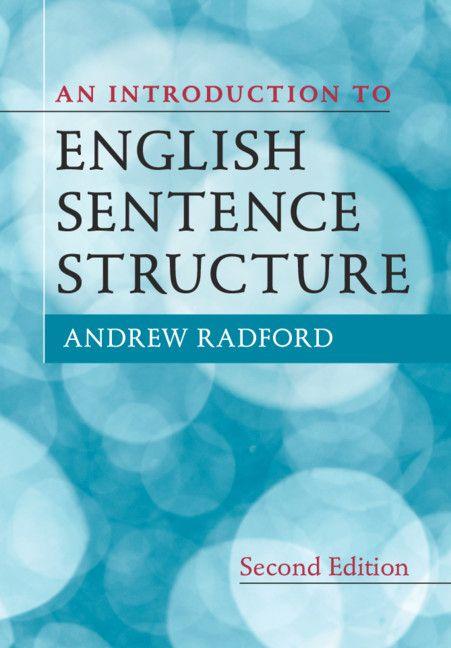 Vorderes Coverbild An Introduction to English Sentence Structure