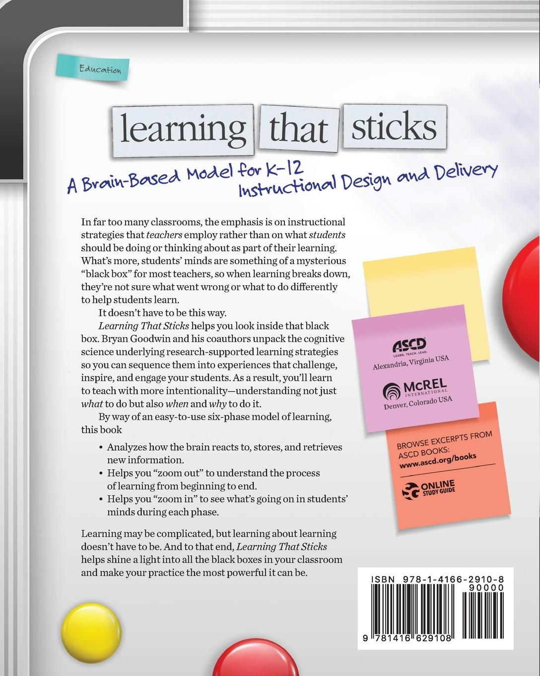 Rückseitencover Learning That Sticks