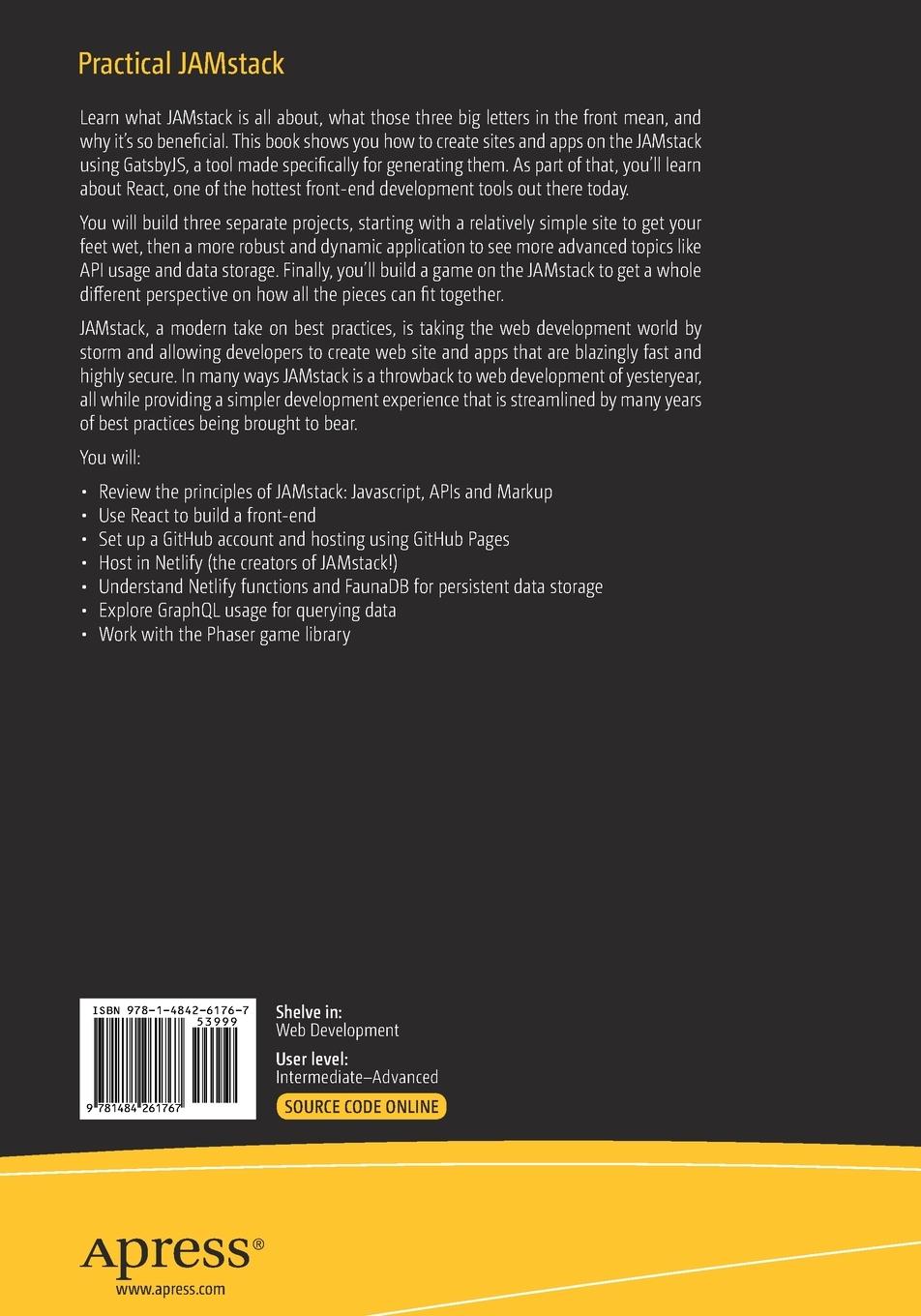 Rückseitencover Practical JAMstack