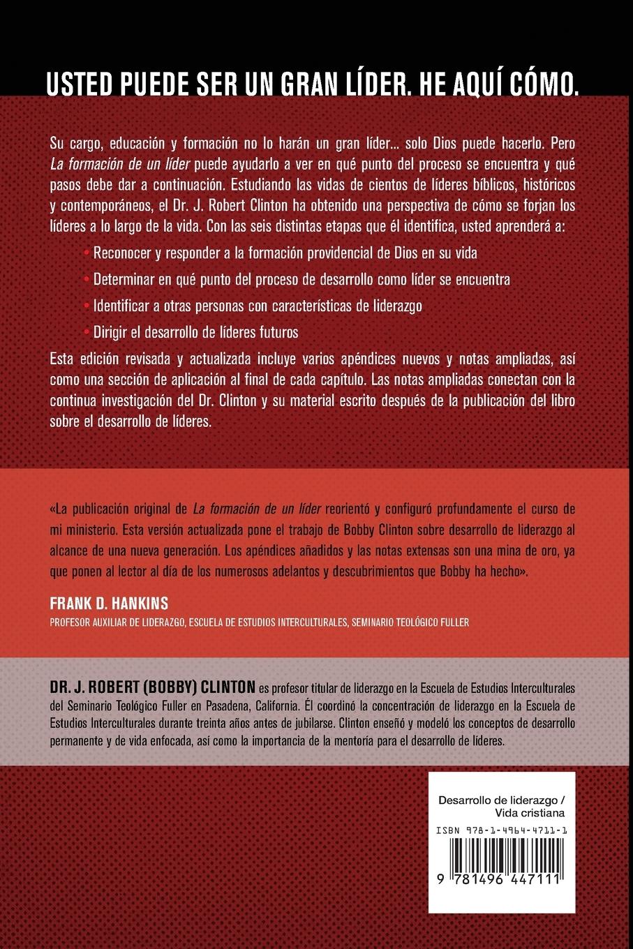 Rückseitencover La formación de un líder