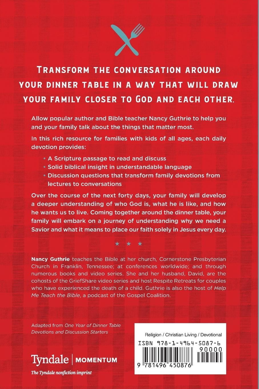 Rückseitencover Dinner Table Devotions