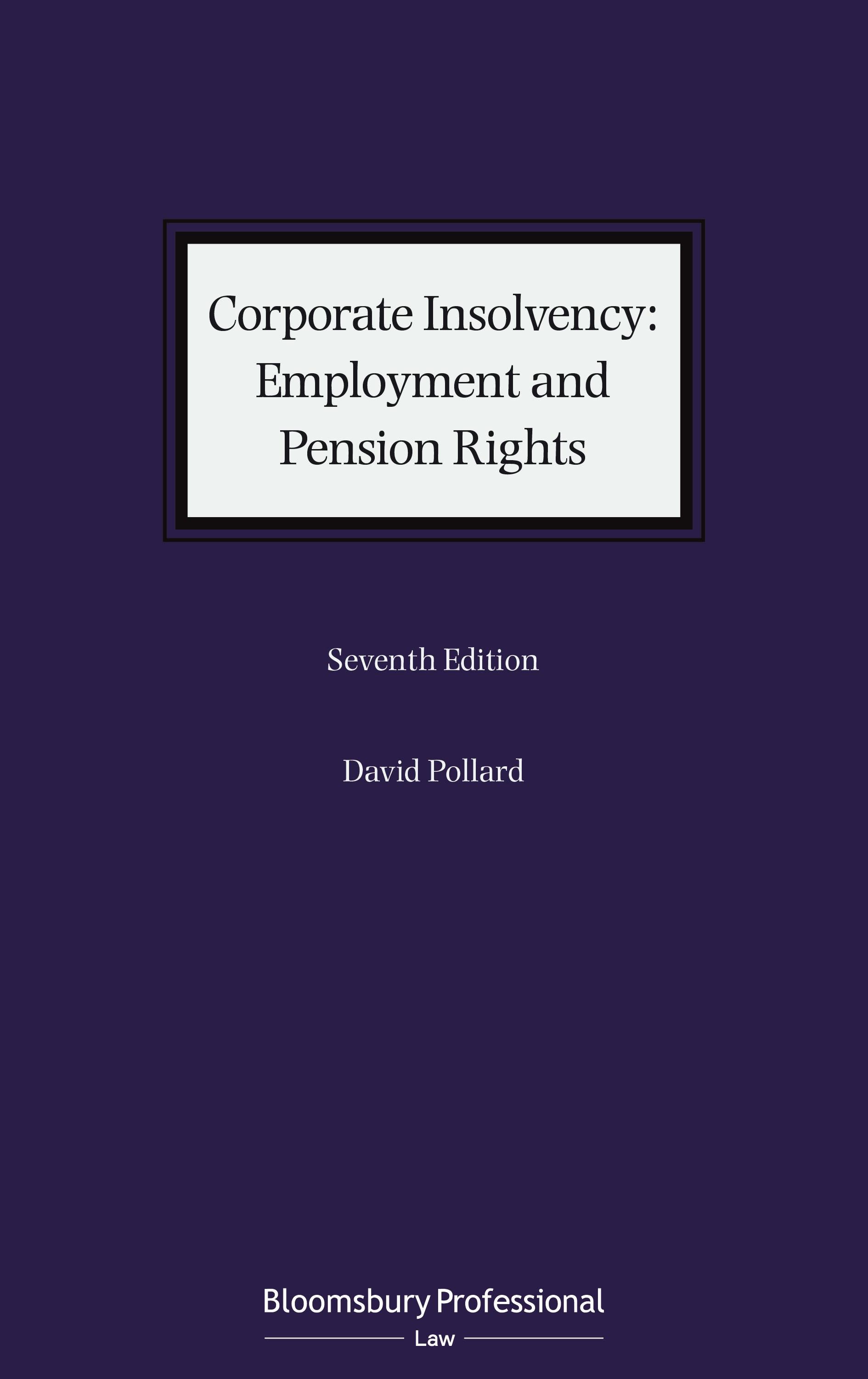 Vorderes Coverbild Corporate Insolvency: Employment and Pension Rights