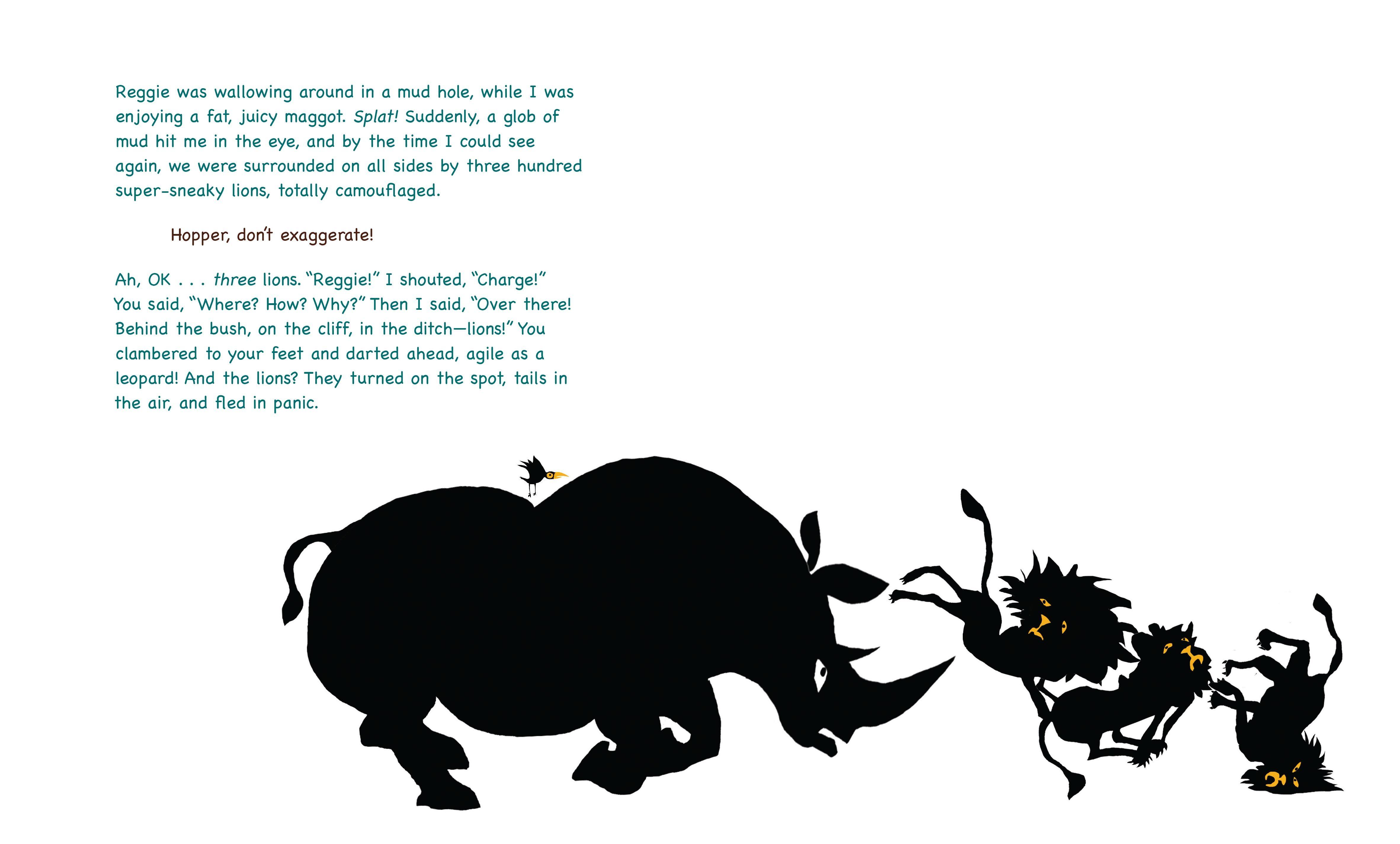 Beispielinhalt (Bild) Reggie, My Rhinoceros