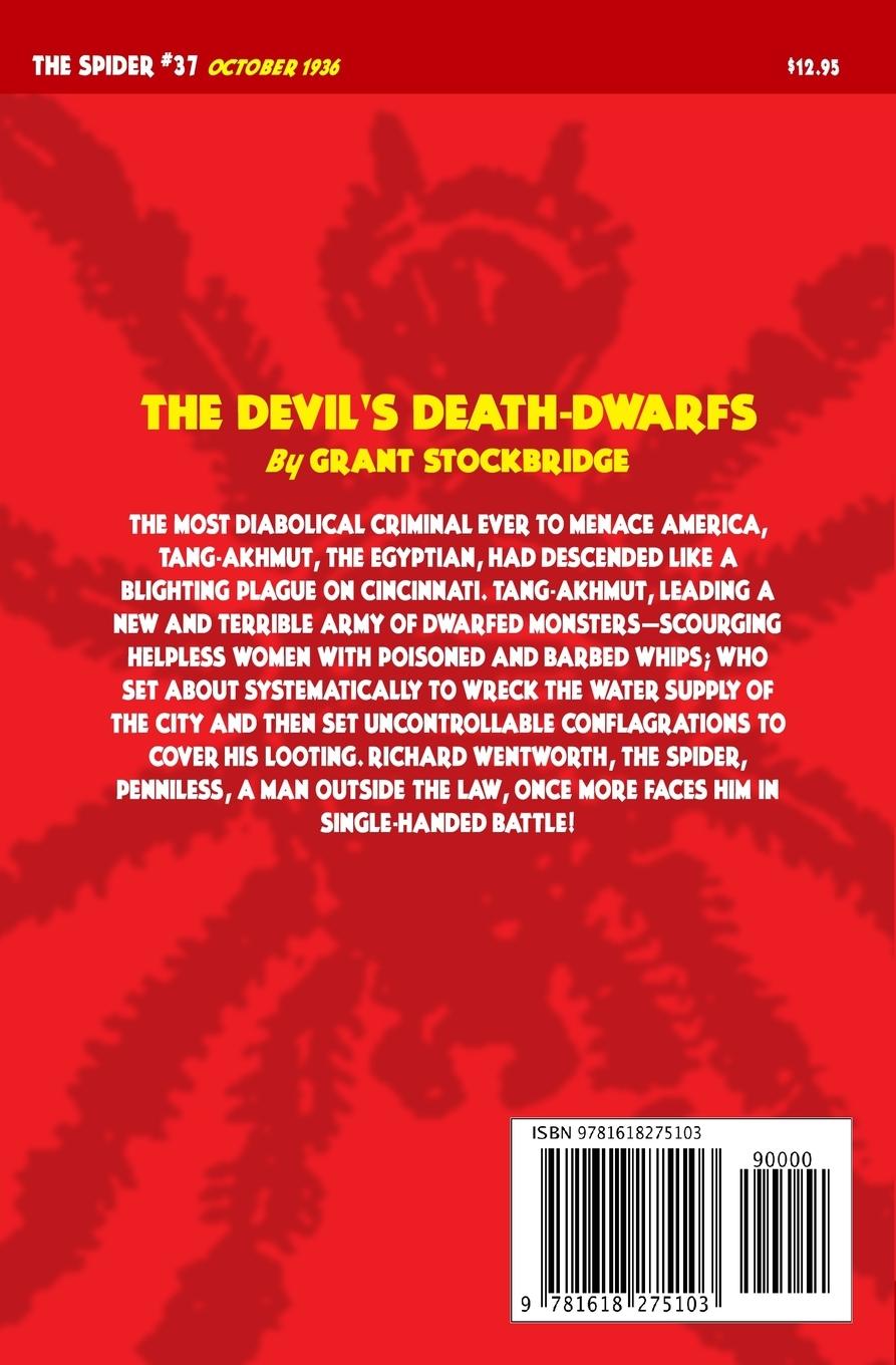 Rückseitencover The Spider #37: The Devil's Death-Dwarfs