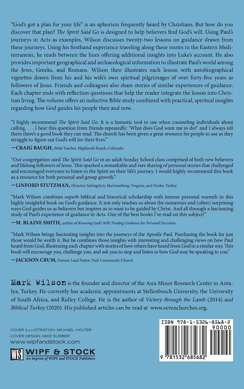 Rückseitencover The Spirit Said Go, Second Edition