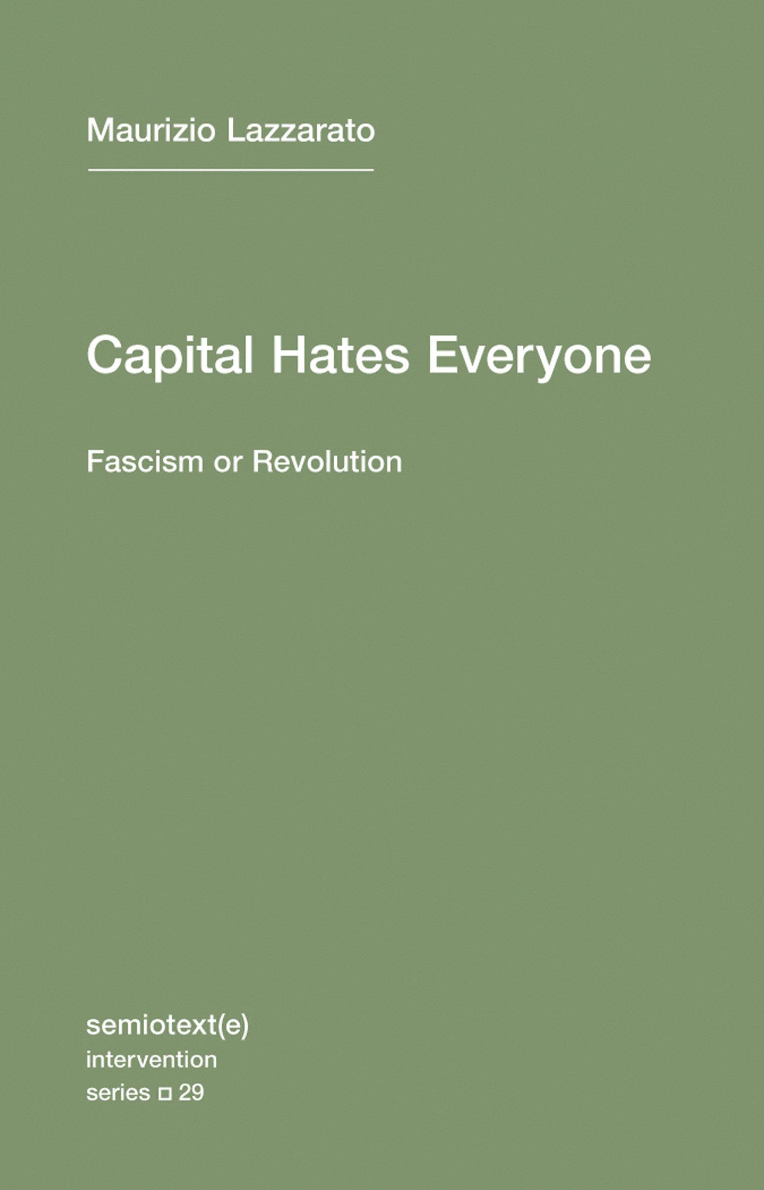 Vorderes Coverbild Capital Hates Everyone