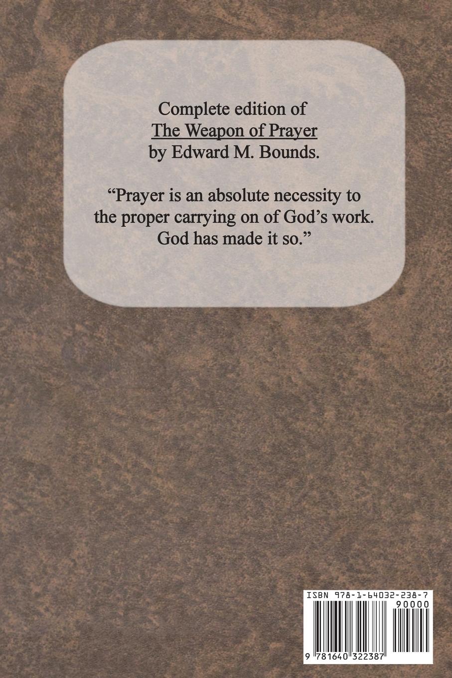 Rückseitencover The Weapon of Prayer