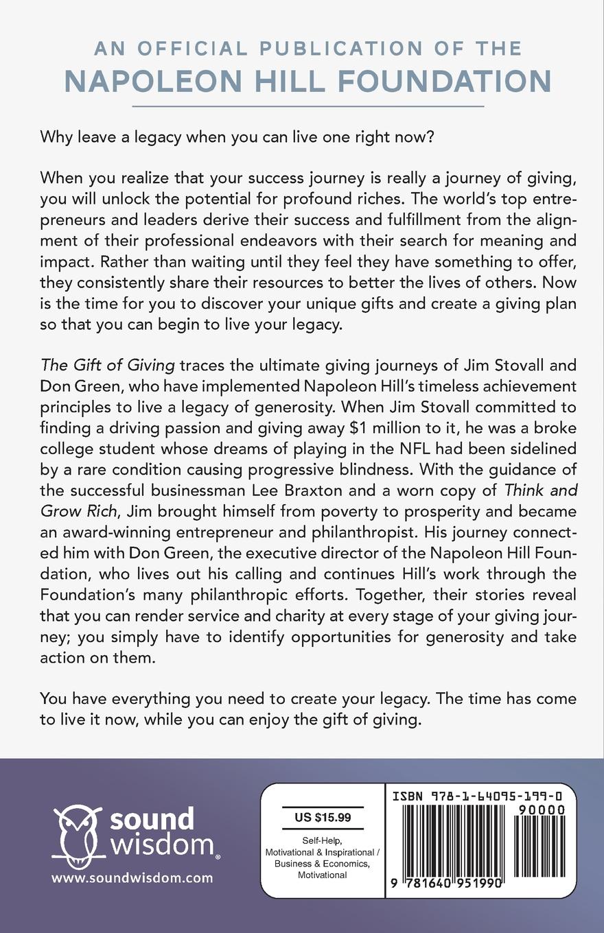 Rückseitencover Gift of Giving