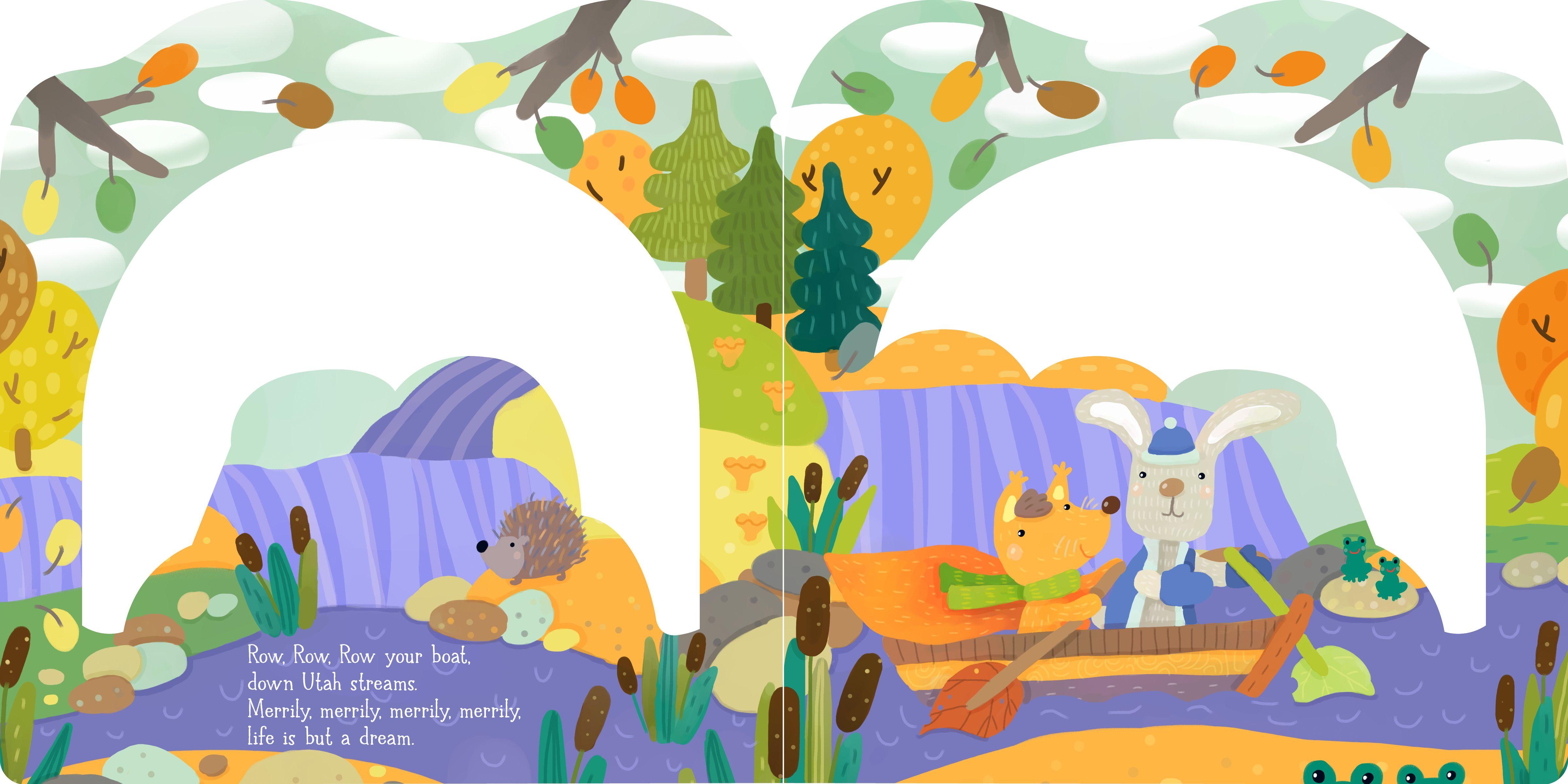 Beispielinhalt (Bild) Row Row Row Your Boat in Utah