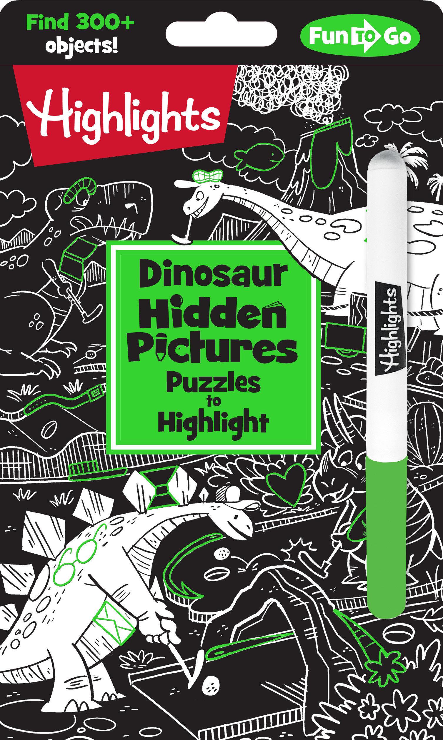 Vorderes Coverbild Dinosaur Hidden Pictures Puzzles to Highlight