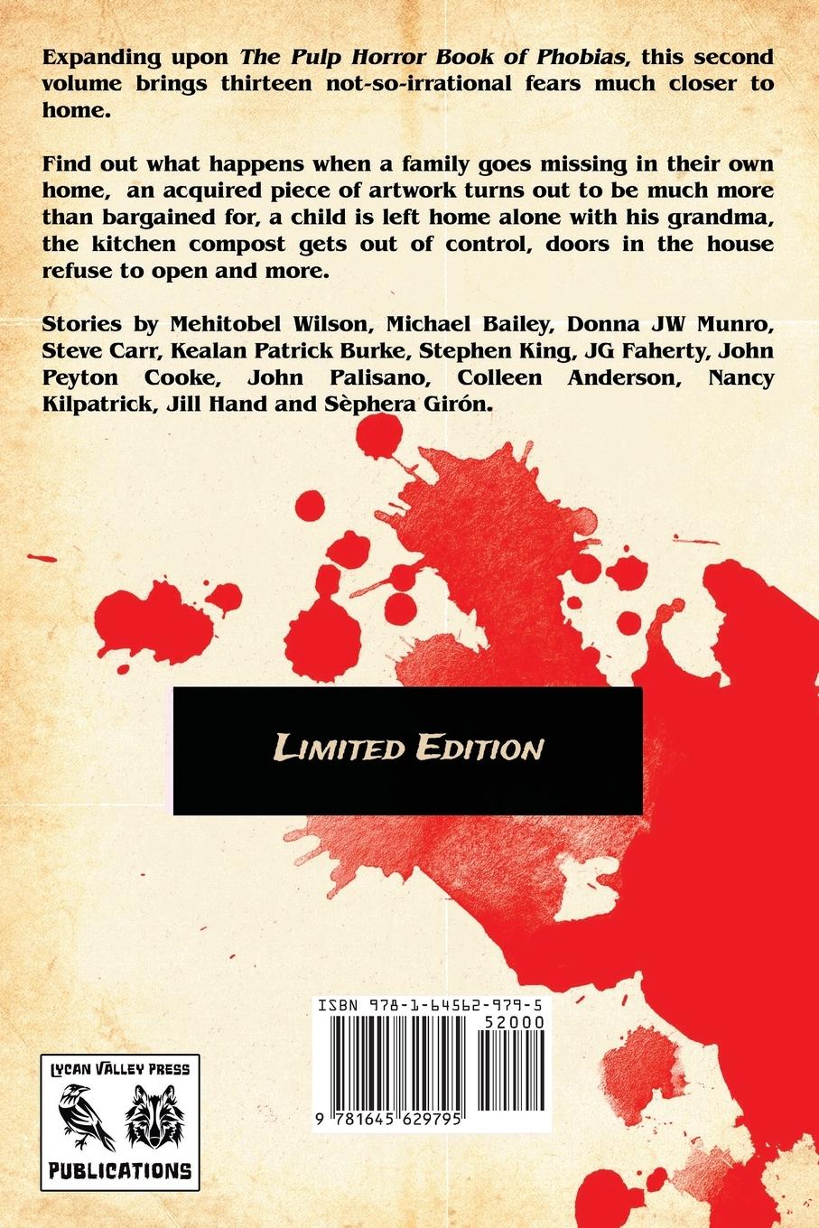 Rückseitencover The Pulp Horror Book of Phobias, Vol II