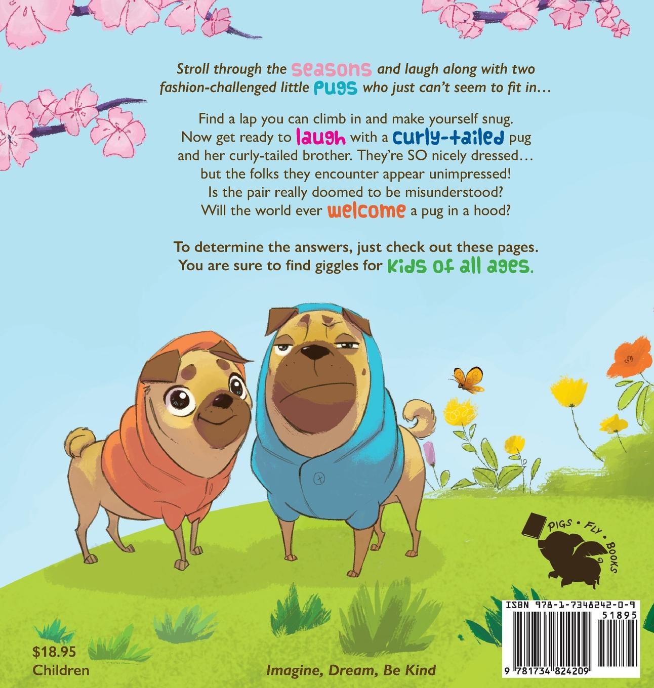 Rückseitencover Pugs Wearing Parkas