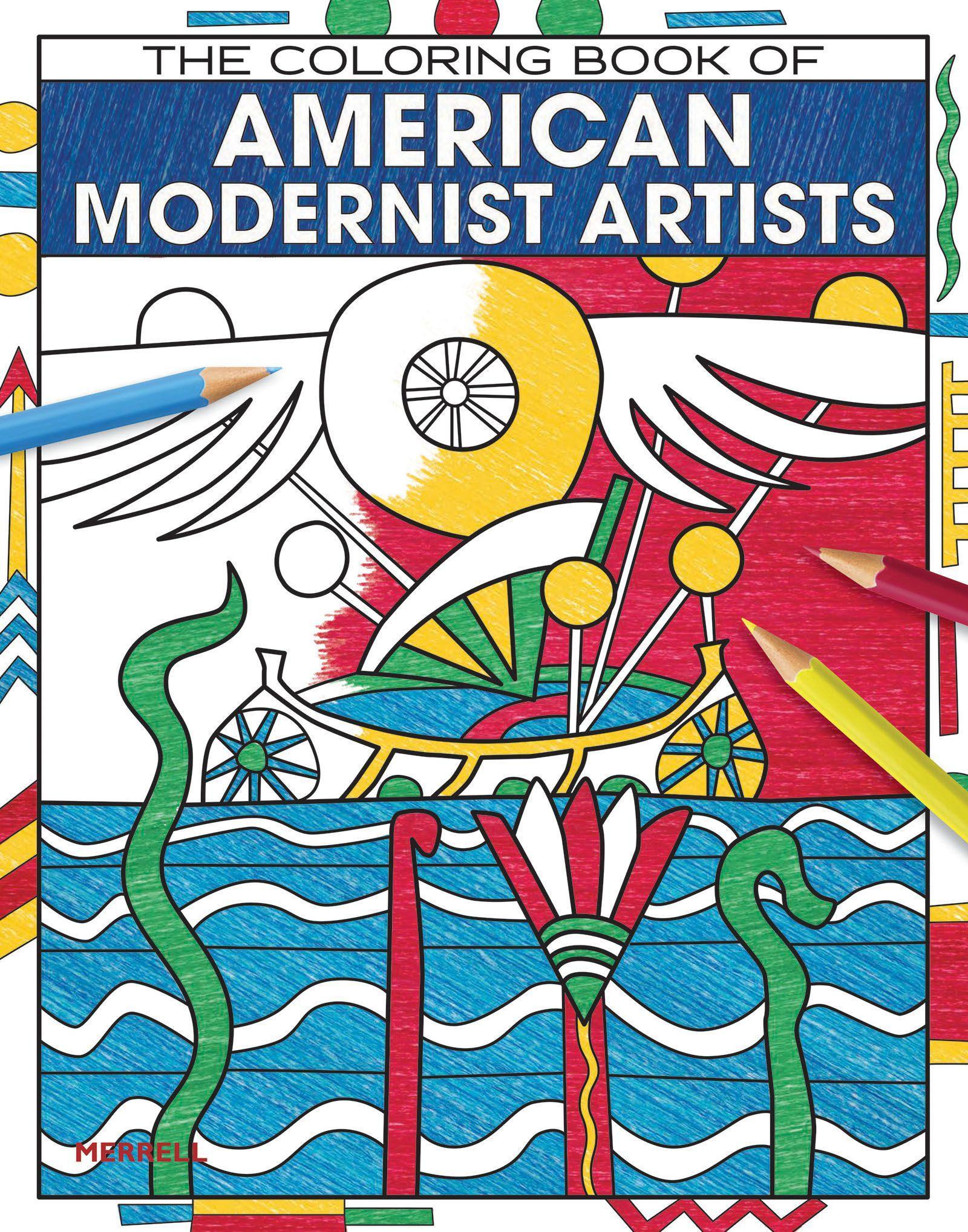 Vorderes Coverbild The Coloring Book of American Modernist Artists