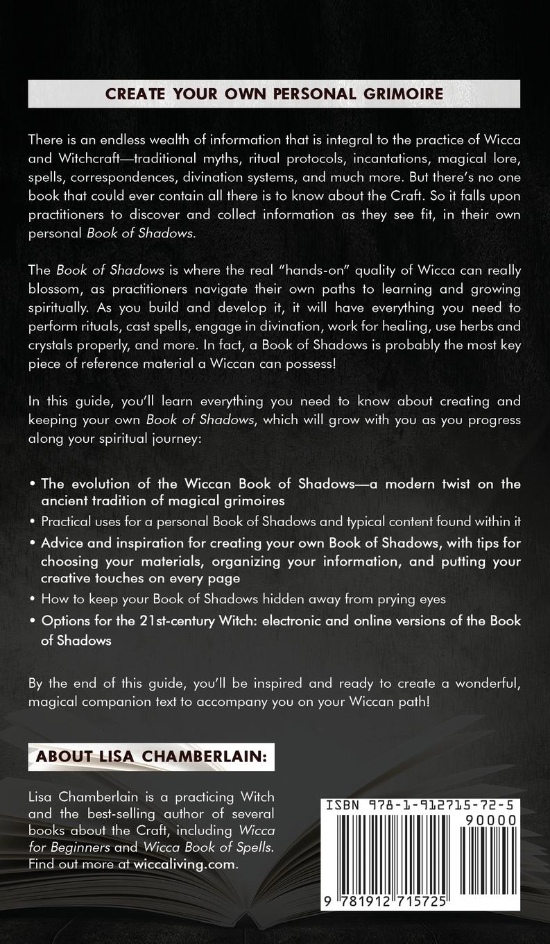 Rückseitencover Wicca Book of Shadows