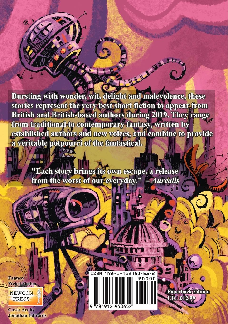 Rückseitencover Best of British Fantasy 2019