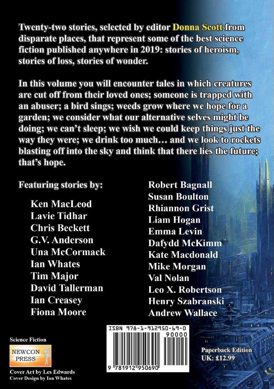 Rückseitencover Best of British Science Fiction 2019