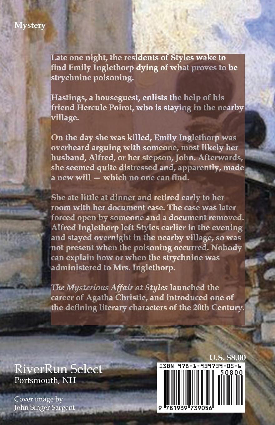 Rückseitencover The Mysterious Affair at Styles